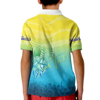 Personalized Fishing Bone Summer Bass Kid Polo Shirt Fishbone Ocean - Wonder Print Shop