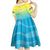 Personalized Fishing Bone Summer Bass Kid Short Sleeve Dress Fishbone Ocean - Wonder Print Shop