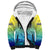Personalized Fishing Bone Summer Bass Sherpa Hoodie Fishbone Ocean - Wonder Print Shop