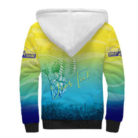 Personalized Fishing Bone Summer Bass Sherpa Hoodie Fishbone Ocean - Wonder Print Shop