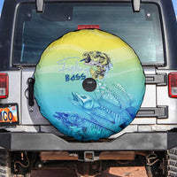 Fishing Bone Summer Bass Spare Tire Cover Fishbone Ocean - Wonder Print Shop