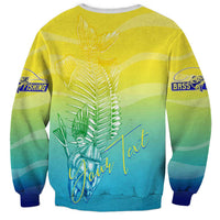 Personalized Fishing Bone Summer Bass Sweatshirt Fishbone Ocean - Wonder Print Shop