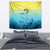 Fishing Bone Summer Bass Tapestry Fishbone Ocean - Wonder Print Shop