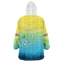 Personalized Fishing Bone Summer Bass Wearable Blanket Hoodie Fishbone Ocean - Wonder Print Shop