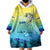 Personalized Fishing Bone Summer Bass Wearable Blanket Hoodie Fishbone Ocean - Wonder Print Shop
