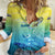 Personalized Fishing Bone Summer Bass Women Casual Shirt Fishbone Ocean - Wonder Print Shop