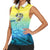 Personalized Fishing Bone Summer Bass Women Sleeveless Polo Shirt Fishbone Ocean - Wonder Print Shop