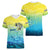 Personalized Fishing Bone Summer Bass Women V-Neck T-Shirt Fishbone Ocean - Wonder Print Shop