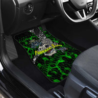 Franken Fish Car Mats Skull Fishing Green - Wonder Print Shop