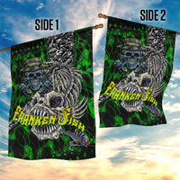 Franken Fish Garden Flag Skull Fishing Green - Wonder Print Shop