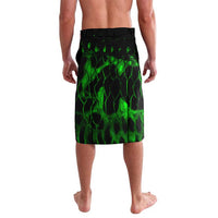 Personalized Franken Fish Lavalava Skull Fishing Green - Wonder Print Shop