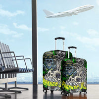 Franken Fish Luggage Cover Skull Fishing Green - Wonder Print Shop