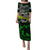 Personalized Franken Fish Puletasi Skull Fishing Green - Wonder Print Shop