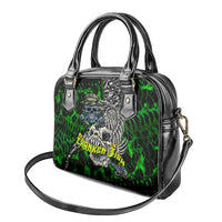 Franken Fish Shoulder Handbag Skull Fishing Green