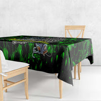 Franken Fish Tablecloth Skull Fishing Green - Wonder Print Shop