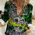 Personalized Franken Fish Women Casual Shirt Skull Fishing Green - Wonder Print Shop
