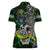 Personalized Franken Fish Women Polo Shirt Skull Fishing Green - Wonder Print Shop