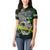 Personalized Franken Fish Women Polo Shirt Skull Fishing Green - Wonder Print Shop