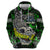 Personalized Franken Fish Zip Hoodie Skull Fishing Green - Wonder Print Shop
