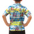 Surfing Christmas Family Matching Summer Maxi Dress and Hawaiian Shirt Tropical Santa Let's Go Surfing - Wonder Print Shop