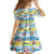Surfing Christmas Family Matching Summer Maxi Dress and Hawaiian Shirt Tropical Santa Let's Go Surfing - Wonder Print Shop