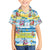 Surfing Christmas Family Matching Summer Maxi Dress and Hawaiian Shirt Tropical Santa Let's Go Surfing - Wonder Print Shop