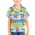 Surfing Christmas Kid Hawaiian Shirt Tropical Santa Let's Go Surfing - Wonder Print Shop