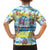 Surfing Christmas Kid Hawaiian Shirt Tropical Santa Let's Go Surfing - Wonder Print Shop