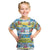 Surfing Christmas Kid T Shirt Tropical Santa Let's Go Surfing - Wonder Print Shop
