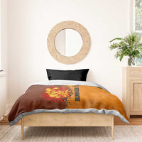 Skull Deer Hunting Bedding Set Vintage Leather Bow Hunter - Wonder Print Shop