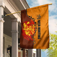 Skull Deer Hunting Garden Flag Vintage Leather Bow Hunter - Wonder Print Shop