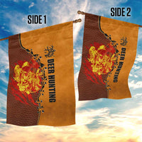 Skull Deer Hunting Garden Flag Vintage Leather Bow Hunter - Wonder Print Shop