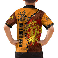 Skull Deer Hunting Hawaiian Shirt Vintage Leather Bow Hunter - Wonder Print Shop