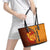 Skull Deer Hunting Leather Tote Bag Vintage Leather Bow Hunter - Wonder Print Shop