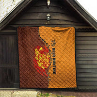 Skull Deer Hunting Quilt Vintage Leather Bow Hunter - Wonder Print Shop