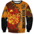 Skull Deer Hunting Sweatshirt Vintage Leather Bow Hunter - Wonder Print Shop