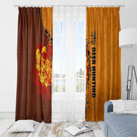 Skull Deer Hunting Window Curtain Vintage Leather Bow Hunter - Wonder Print Shop