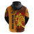Skull Deer Hunting Zip Hoodie Vintage Leather Bow Hunter - Wonder Print Shop