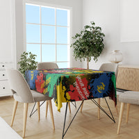 Never Apologize For Being Black Tablecloth - Wonder Print Shop