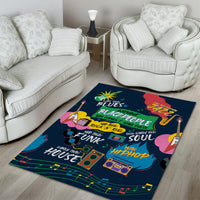 Music That Makes Us Proud African Area Rug Black People - Wonder Print Shop