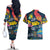 Music That Makes Us Proud African Couples Matching Off The Shoulder Long Sleeve Dress and Hawaiian Shirt Black People - Wonder Print Shop