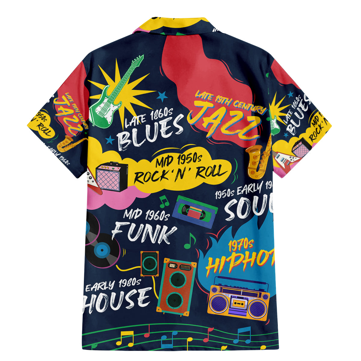 Music That Makes Us Proud African Family Matching Mermaid Dress and Hawaiian Shirt Black People - Wonder Print Shop