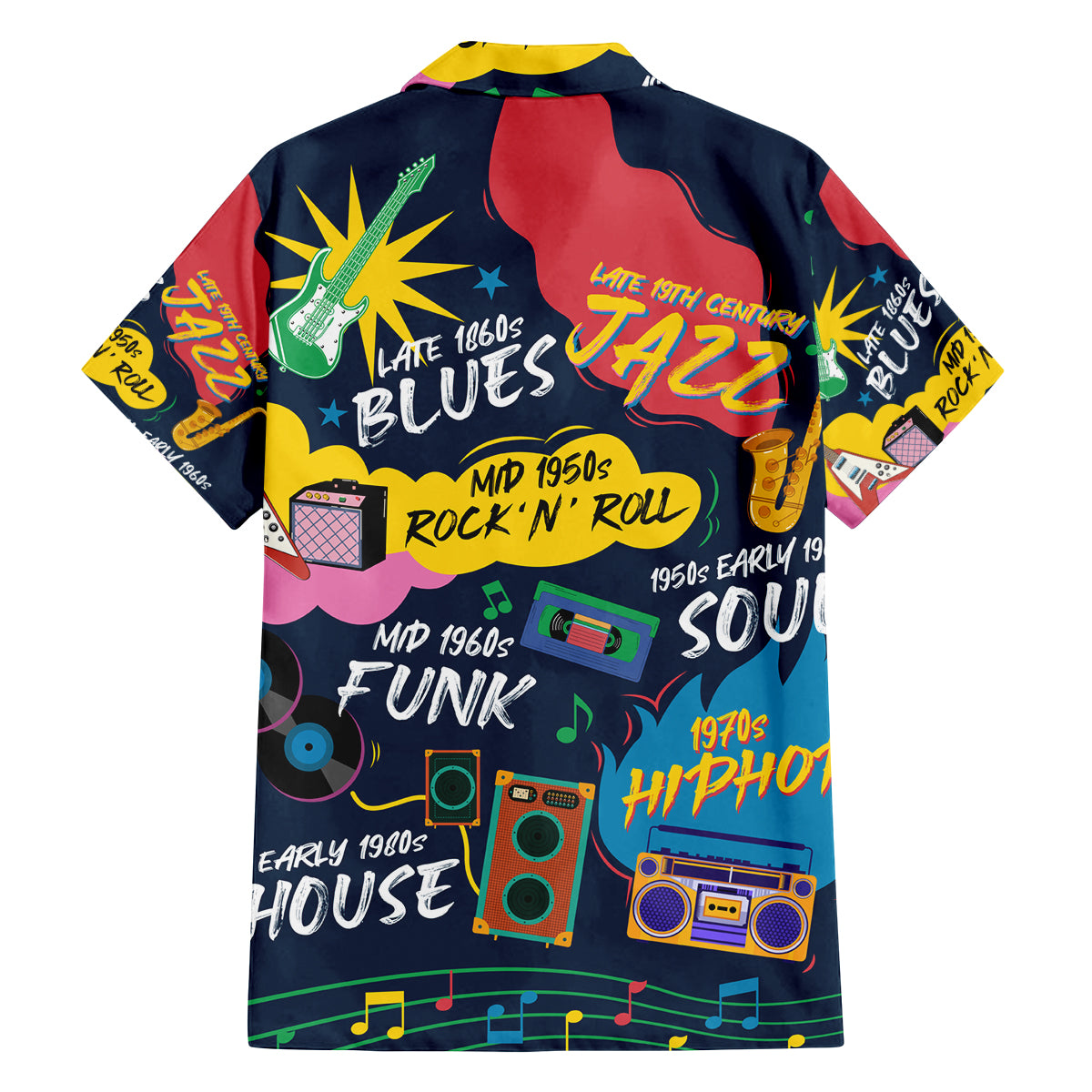 Music That Makes Us Proud African Family Matching Off Shoulder Maxi Dress and Hawaiian Shirt Black People - Wonder Print Shop