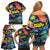 Music That Makes Us Proud African Family Matching Off Shoulder Short Dress and Hawaiian Shirt Black People - Wonder Print Shop