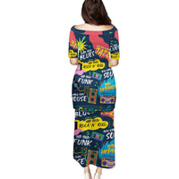 Music That Makes Us Proud African Family Matching Puletasi and Hawaiian Shirt Black People - Wonder Print Shop