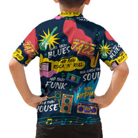 Music That Makes Us Proud African Family Matching Summer Maxi Dress and Hawaiian Shirt Black People - Wonder Print Shop