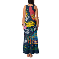 Music That Makes Us Proud African Family Matching Tank Maxi Dress and Hawaiian Shirt Black People - Wonder Print Shop