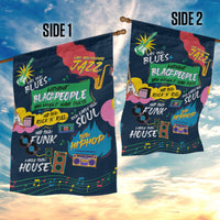 Music That Makes Us Proud African Garden Flag Black People - Wonder Print Shop