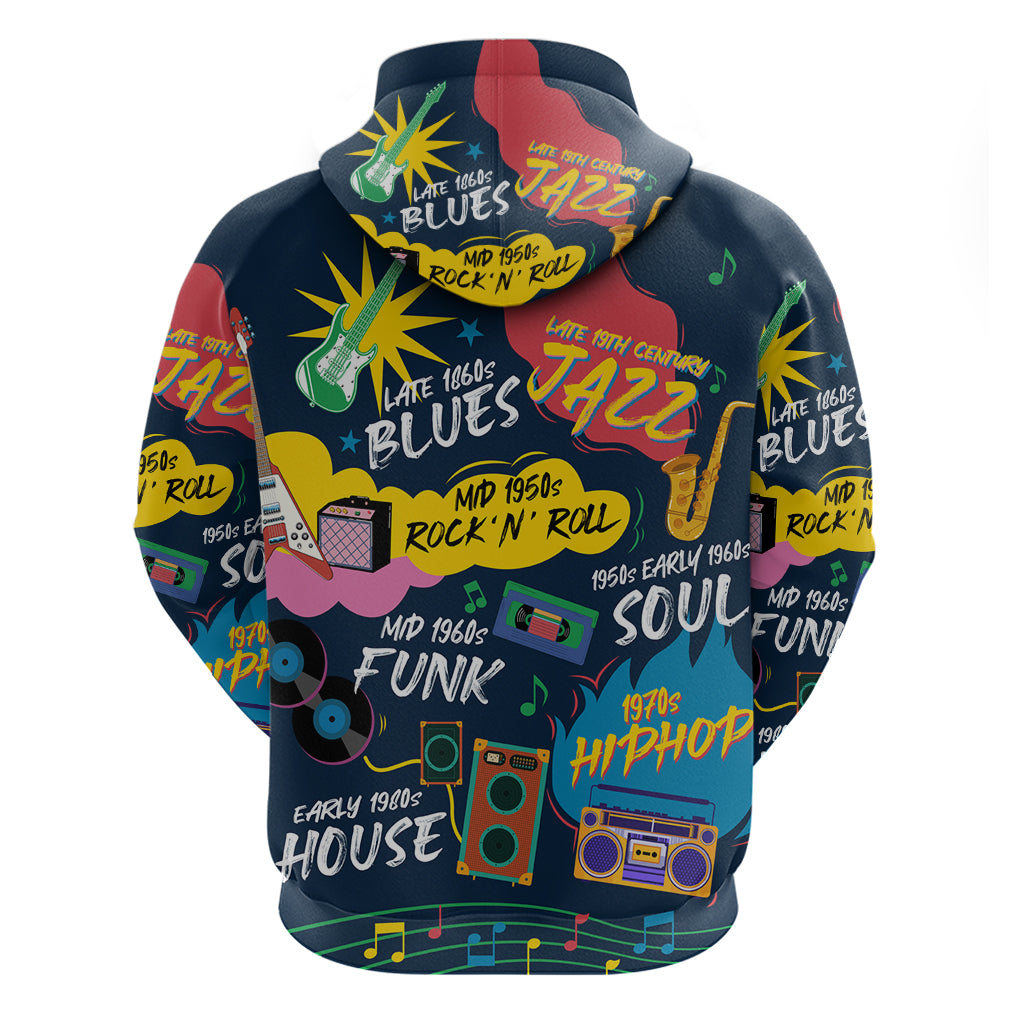Music That Makes Us Proud African Hoodie Black People - Wonder Print Shop