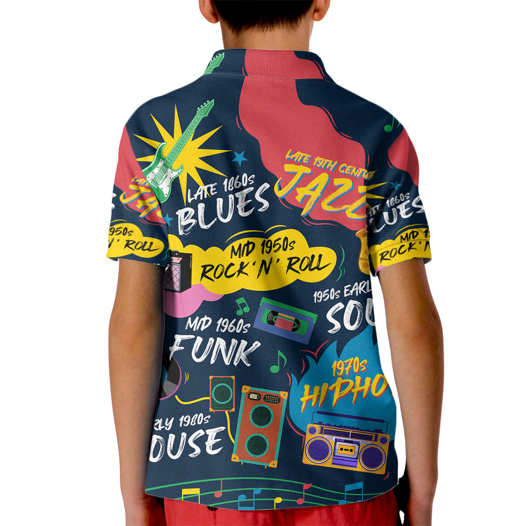 Music That Makes Us Proud African Kid Polo Shirt Black People - Wonder Print Shop